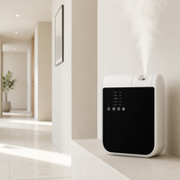 Diffuseur d'arômes commercial, système de diffusion de parfum HVAC de grande capacité, technologie d'atomisation à deux fluides, machine à parfum pour l'air conditionné commercial