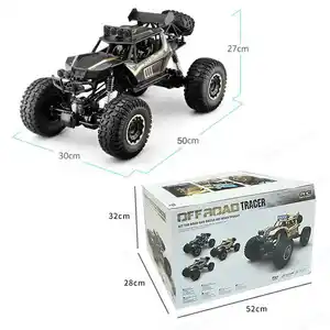 2.4G 50cmビッグRcカー4WD高速メタルトラック1:8ロッククローラーリモコンクライミングRCカー