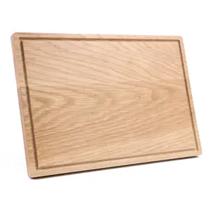 Kitchenware Acacia Wood Solid Oak Wood Cutting Board Set Of 3 Cutting Board Serving Board with Juice Groove