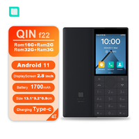 Smartphone Duoqin F22 sans caméra, écran tactile de 2,8 pouces, version Google