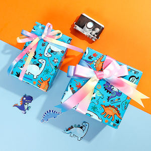 Wholesale High Quality Birthday <b>Tissue</b> Rolls Dinosaur Packaging <b>Wrapping</b> <b>Paper</b> Roll Uperior Craftsmanship - Product Image 6