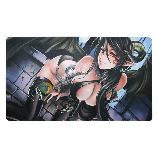 3d Custom Printed Carton Sexy Girl Breast Natural Rubber Mouse Pad for Promotion