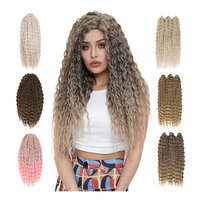 Meilleur fournisseur de cheveux synthétiques de qualité supérieure, prix de gros, cheveux synthétiques ondulés, tresses synthétiques, extensions de cheveux