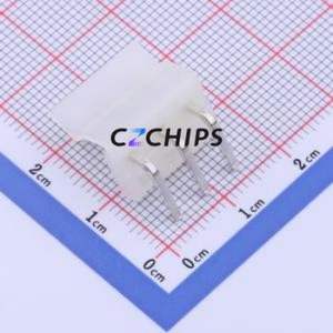 HC-5.08-3AW-G Wire-to-Board Pin Header Bent Lead Through Hole,P=5.08mm Connector 1x3P 5.08mm Right Angle Insert CH - Product Image 2