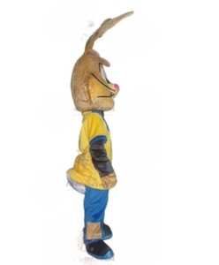 Funtoys personalizado lindo conejo marrón mascota disfraz para adultos dibujos animados Animal jugar para Halloween Pascua carnaval Mascotte - Product Image 2