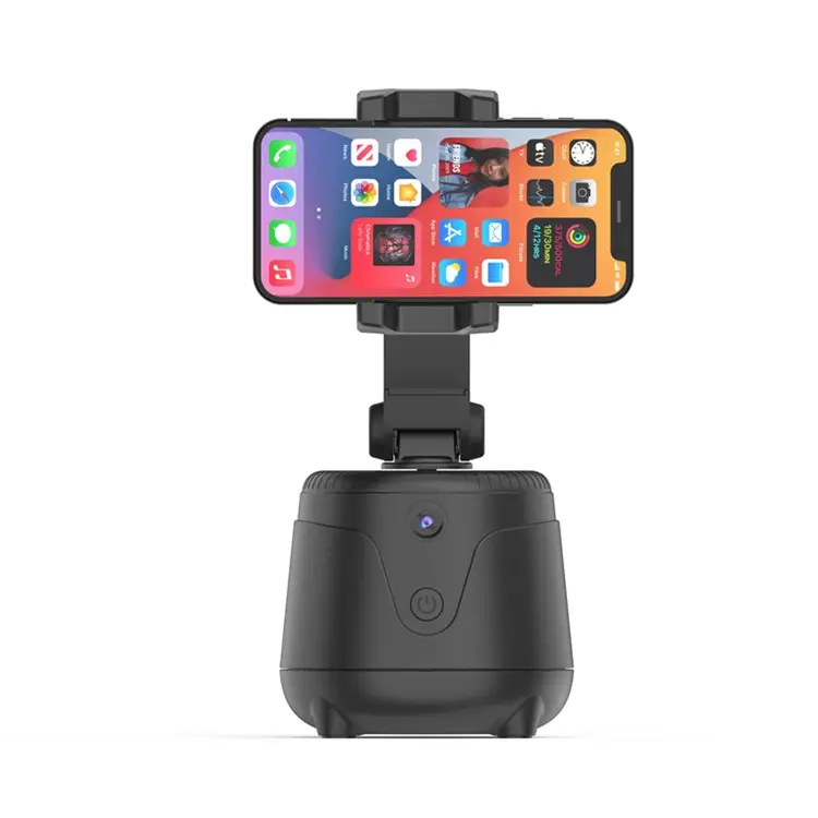 Web yayını/Selfie akıllı Video çekim Gimbal PTZ Q2 otomatik gerçek zamanlı 360 rotasyon yüz/vücut izleme çok kişilik tanıma