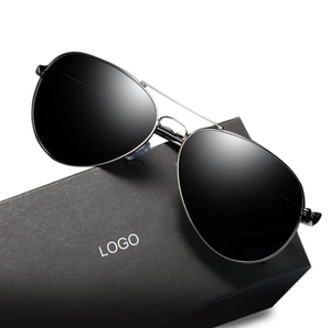 Özel logo TAC klasik çift köprü Metal çerçeve güneş gözlüğü polarize gümüş <span class=keywords><strong>Pilot</strong></span> tarzı 8023 toptan - Product Image 4