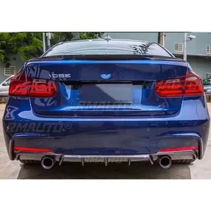 ชุดแต่ง BMW F30 ปี 2012-2019 ชุดแต่งกันชนหลัง BMW F30 ลายคาร์บอนไฟเบอร์ สไตล์ MP สปอยเลอร์ ดิฟฟิวเซอร์ อุปกรณ์ตกแต่งรถยนต์ - Product Image 3