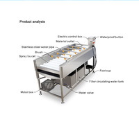 Hoge Kwaliteit Groente En Fruit Wasmachine Aardappel Tomaat Wortel Gember Fruit Wasmachine