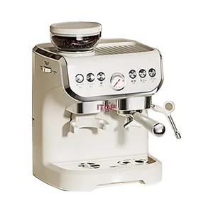 Kişiselleştirilmiş yarı otomatik 2L su tankı Espresso İtalyan kahve makinesi değirmeni