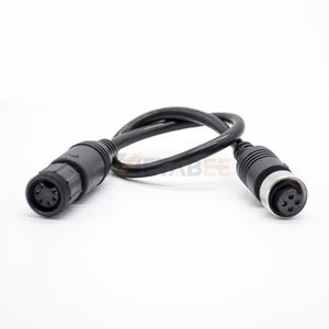 Cable de Remolque de Alta Resistencia GX12 de 4 Pines a 6 Pines, Conector Impermeable, Arnés de Cable en Espiral para Sistema de Reversa de Vehículos - Product Image 2