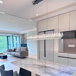 Luminaires de maison luxe moderne cristal lumière restaurant hôtel goutte d'eau décoration lustres et suspensions - Product Image 6