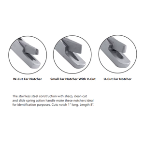 Premium Manual Flower Cut Ear Notcher Plier Horse Ear <b>Tag</b> Marking Tool Stainless Steel Animal Ear Punch CE Certified INSTRUMENTS - Product Image 5