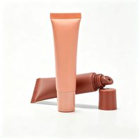 Tubes en plastique personnalisés pour crème pour les yeux et brillant à lèvres avec bouchon à vis et emballage sérigraphié