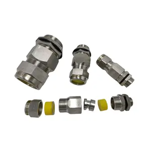 Explosion Proof armored m25 Cable Gland Stainless Steel Waterproof explosive proof Connector Wire Joints Cable Glands