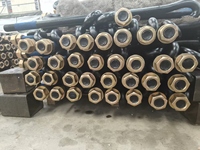 Boulons à double extrémité haute résistance, grade 8.8/10.9, écrous 45 #   Acier allié haute résistance 40Cr galvanisé pour la construction