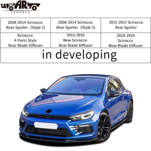 Accessori Esterni Includono Spoiler Tetto Posteriore e Diffusore Paraurti per <span class=keywords><strong>Volkswagen</strong></span> VW <span class=keywords><strong>Scirocco</strong></span> 2008-2017 - Product Image 2
