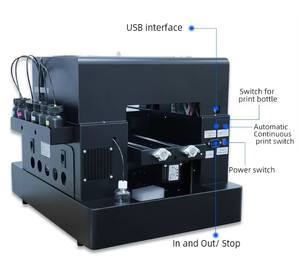 Ensemble d'imprimantes à jet d'encre UV automatiques L805 avec tête d'impression pour impression à plat A4 <span class=keywords><strong>sur</strong></span> coques de téléphone, cylindres, bois, verre - Product Image 4