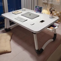 Nouveau bureau pliable pour ordinateur portable, idéal pour lit et canapé, table portable pour ordinateur portable, plateau de lit pour étude et lecture