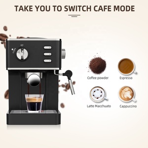 PANCERKA 20Bar Cafe Machine Espresso <b>Coffee</b> 2-in-1 <b>Maker</b> with Milk Dispenser for Commercial & Household Use - Product Image 2