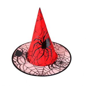 Costume Accessories Black Orange Purple <b>Hat</b> With Spider Design Halloween <b>Witch</b> <b>Hats</b> - Product Image 4