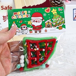 2026 Christmas Squishy Stress Relief Toys <b>Mini</b> Squeeze Toys Soft Holiday Fidget Toys with Cute Xmas Designs for Kids Party Gifts - Product Image 4