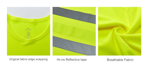 卸売りカスタム視認性の高い長袖構造Tシャツワーク用反射安全服<span class=keywords><strong>Hi</strong></span> Visワークシャツ - Product Image 4