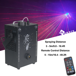 Igracelite 900W điều khiển từ xa 36 cái RGB 3in1 LED + sương mù khói máy + Laser Ánh Sáng sân khấu - Product Image 6