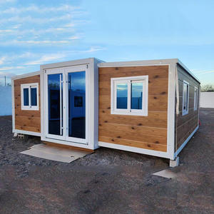 Casa Contenedor Plegable Expandible de 40 pies, Suite de Lujo de 2 Dormitorios con Baño, Casa Contenedor Prefabricada de 20 pies Tipo Villa Familiar - Product Image 2