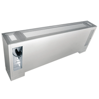 Ventilo-convecteur vertical haut de gamme à économie d'énergie, mural, encastré, refroidissement et chauffage, sur pied, FCU pour la maison