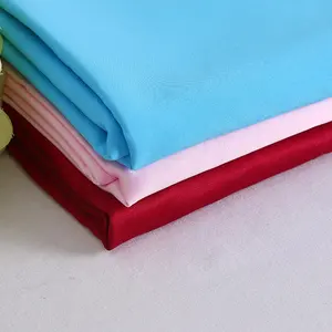 Rts Stock 50D Polyester Spandex mat Stretch Satin tissu pour robe