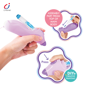 Chengji Jouets DIY : Stylo <span class=keywords><strong>de</strong></span> <span class=keywords><strong>peinture</strong></span> à l'<span class=keywords><strong>aquarelle</strong></span> lavable, marqueur électrique, stylo <span class=keywords><strong>de</strong></span> dessin à jet <span class=keywords><strong>de</strong></span> <span class=keywords><strong>peinture</strong></span> pour filles, aérographe éducatif pour enfants et loisirs créatifs - Product Image 2