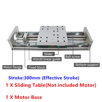 Kits CNC de Eje XYZ para Almacén en el Extranjero, Rieles Deslizantes Lineales con HGR20 HGH20CA para Motor Nema 23 34 24 32, Mesa Deslizante Lineal