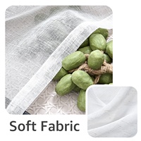 Voilages de luxe en mélange poly-linens, anti-UV, filtrant la lumière, sur mesure, pour villas et projets hôteliers