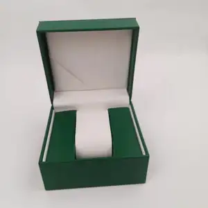 उच्च ग्रेड घड़ी बॉक्स पु चमड़े उपहार गहने प्रदर्शन भंडारण लकड़ी संग्रह उच्च-ग्रेड हरे पानी भूत घड़ी बॉक्स