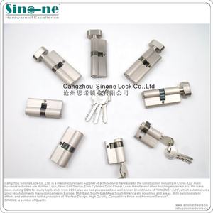 コインによって開かれたサムターンソリッド真鍮ボディのユーロバスルームシリンダーロックヨーロッパのバスルームドア用プライバシーシリンダーロック - Product Image 4