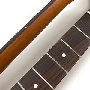 Manche gauche en érable torréfié avec manche en bois de rose et écrou en os de 42mm, 22 frettes - Product Image 5