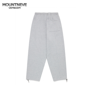 <span class=keywords><strong>Pantaloni</strong></span> Sportivi da Uomo 100% Cotone Lavorato a Maglia Traspirante Ecologico di Peso Medio <span class=keywords><strong>con</strong></span> Vita Elastica Tinto in Capo Logo Personalizzato Primavera - Product Image 2