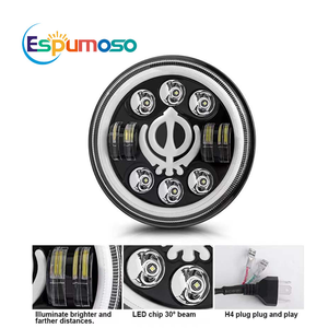 Faro Led redondo de 7 pulgadas para <span class=keywords><strong>Jeep</strong></span> Wrangler Jl, luz de 65W de la mejor calidad, precio barato, <span class=keywords><strong>2022</strong></span> <span class=keywords><strong>Patriot</strong></span>, novedad de <span class=keywords><strong>2022</strong></span> - Product Image 6