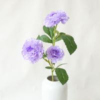 Buket Bunga Buatan Peony Kain Sutra Celup Tangan 3 Kepala, Lembut dan Melembapkan, Dekorasi Rumah, Dekorasi Pernikahan, Bunga Multiwarna