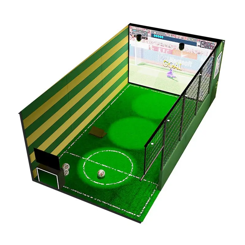 Simulator Sepak Bola Virtual AR Terlaris Simulator Permainan Sepak Bola Dinding Interaktif