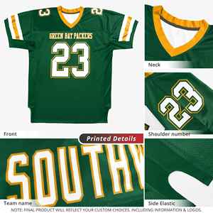 Custom Royal White-<b>Red</b> Classic Style Mesh Authentic <b>Football</b> Jersey - Product Image 6