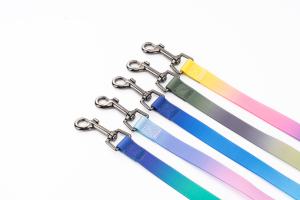 2025 Collier de chien durable avec de nouvelles couleurs de rendu PVC imperméable et anti-corrosion personnalisé et décoré avec des rubans - Product Image 2