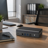 Mini PC Industrial Q30900GE Intel I3 I5 I7 con 8 Puertos LAN 2.5G, Plataforma de Computación en Red Empresarial, Sistema Multi-NIC Edge