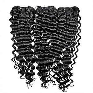 Lots de Cheveux Humains Vierges Bruts en Gros – Ondulations Profondes, Ondulations Aquatiques, Boucles Amples – Extensions de Cheveux en Tissage 100% Non Transformés - Product Image 2