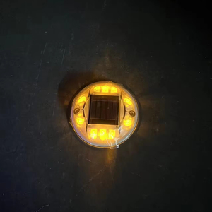 Luz de Señalización Vial Solar LED Amarilla de Alta Intensidad Roadsafe, Diámetro 121*23mm, con Lámina Transparente - Product Image 2