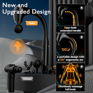 <span class=keywords><strong>Pistola</strong></span> <span class=keywords><strong>de</strong></span> <span class=keywords><strong>Masaje</strong></span> OEM <span class=keywords><strong>de</strong></span> Marca Privada, Desmontable, Sin Escobillas, para Alivio del Dolor Muscular, <span class=keywords><strong>Masaje</strong></span> <span class=keywords><strong>de</strong></span> Tejido Profundo, Mango Extendido, 4 Modos <span class=keywords><strong>de</strong></span> <span class=keywords><strong>Masaje</strong></span> - Product Image 2