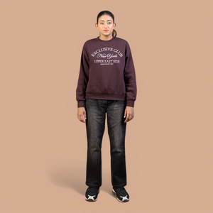 Jeans de Pierna Recta para Mujer, Cintura Media, Corte Regular, Largura Completa, Color Sólido, Estilo Casual, para Primavera, Lavables, Tela de Algodón - Product Image 1