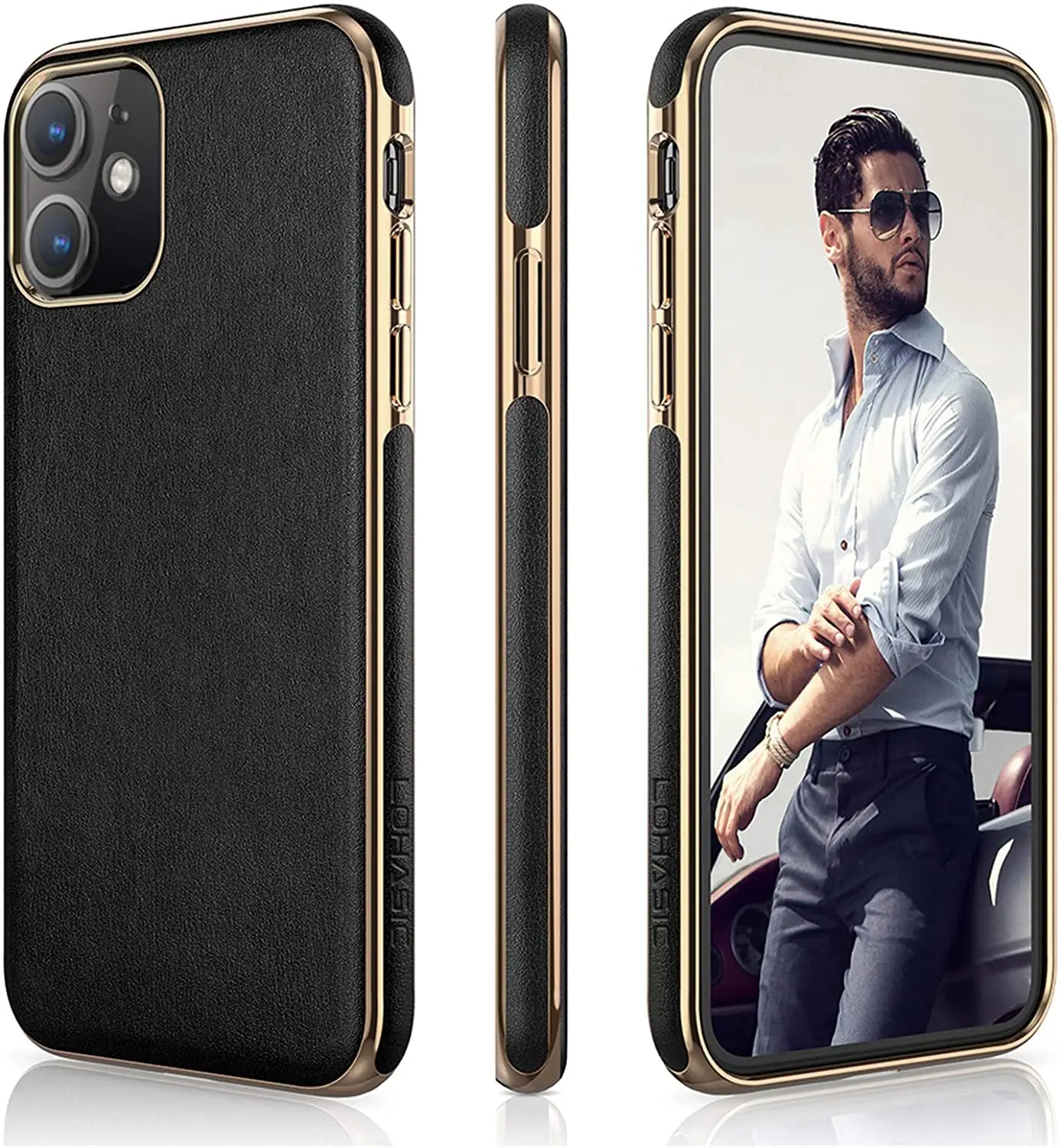 2021 Luxury smartphone full leather protective cases for iPhone 12/12 pro/12 pro max premium PU TPU mobile phone cover