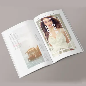 Profession elles Design Benutzer definierte A4 Werbung Magazin Broschüre Bunter Druck